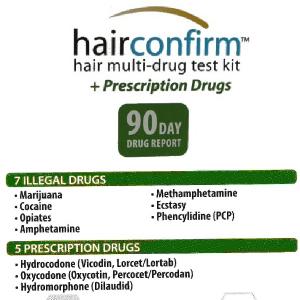  & Prescription Hair Follicle Drug Test | HairConfirm Hair Drug Test