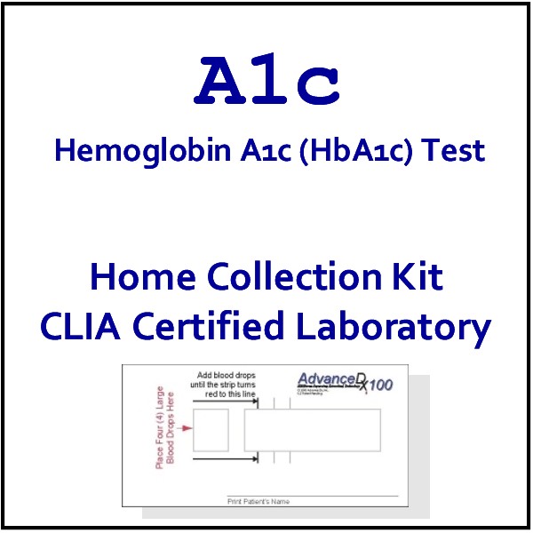 What is the healthy range for results to the A1C test?